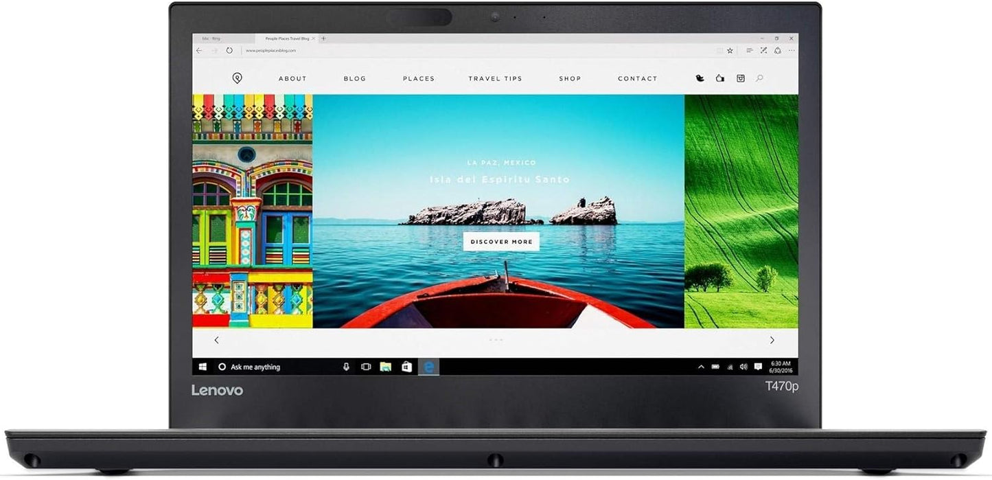 Lenovo ThinkPad T470P – i5 6300U | 8GB DDR4 | 256GB SSD | Windows 10 Pro (Pre-Owned)